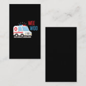 救急医療隊員救急車が病院EMTに入りました 名刺 (正面/裏面)