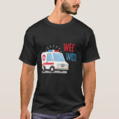 救急医療隊員救急車woo病院EMT Tシャツ (正面)