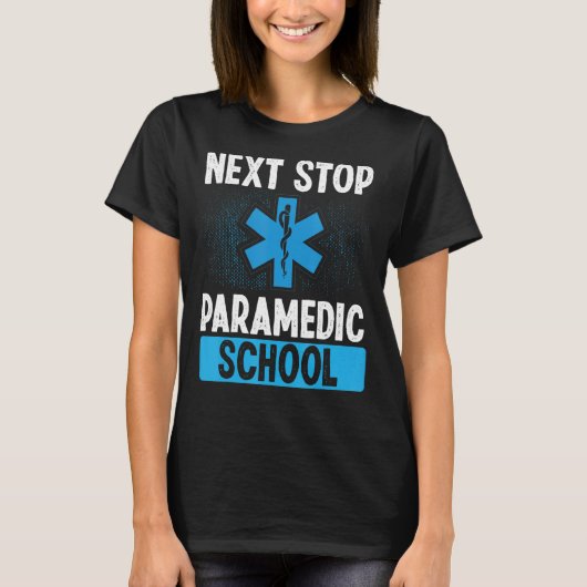 救急医療隊員生徒次ストップ救急医療隊員学校学 Tシャツ (正面)