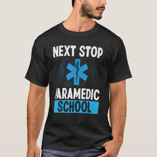 救急医療隊員生徒次ストップ救急医療隊員学校学 Tシャツ (正面)