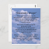 救急医療隊員祈りの言葉 ポストカード (正面/裏面)