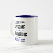 救急医療隊員素晴らしは救済できない ツートーンマグカップ (正面左)