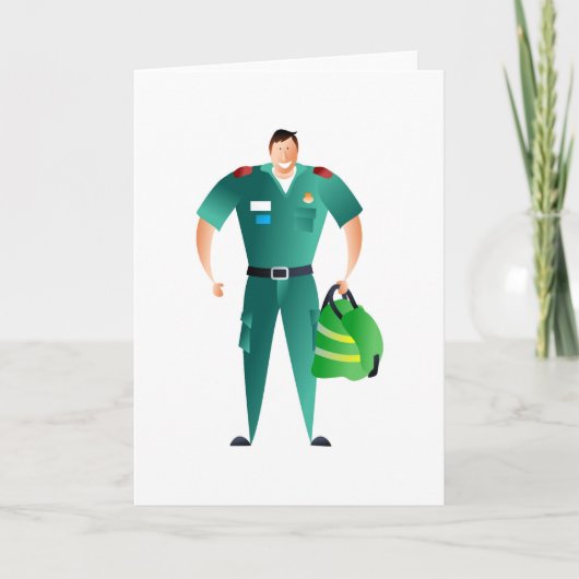 救急医療隊員 カード (正面)