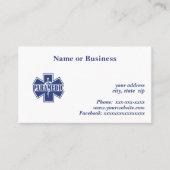 救急医療隊員 名刺 (正面)