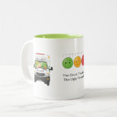 救急医療隊員& EMTセラミックコーヒーマグ ツートーンマグカップ (正面左)