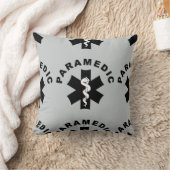 救急医療隊員EMSのロゴ クッション (ブランケット)