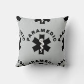 救急医療隊員EMSのロゴ クッション (裏面)