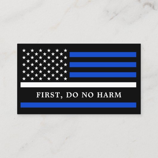 救急医療隊員EMSカスタム写真救急車 名刺 (裏面)