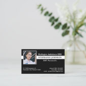 救急医療隊員EMSカスタム写真救急車 名刺 (スタンド正面)