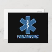 救急医療隊員EMS EMT救急医療応急処置Gif ポストカード (正面/裏面)