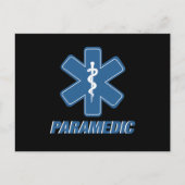 救急医療隊員EMS EMT救急医療応急処置Gif ポストカード (正面)