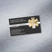 救急医療隊員EMS EMT救急救急メディカルロゴ マグネット名刺 (インサイチュ)