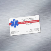 救急医療隊員EMS EMT緊急医療スターオブライフ マグネット名刺 (インサイチュ)