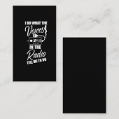 救急医療隊員EMTギフト緊急無線救急車 名刺 (正面/裏面)