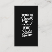 救急医療隊員EMTギフト緊急無線救急車 名刺 (正面)