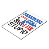 救急医療隊員I修正のバカなおもしろいEMT ノートブック (左側)