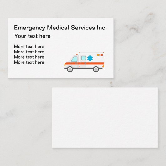 救急医療 名刺 (正面/裏面)