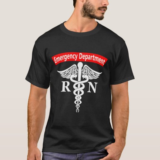 救急外来看護師 エルシーディー ユー Tシャツ (正面)
