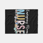 救急室ナースギフトアイディア フリースブランケット (正面(横))