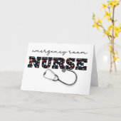 救急室ナースナースDay ERに感謝 カード (黄色い花)