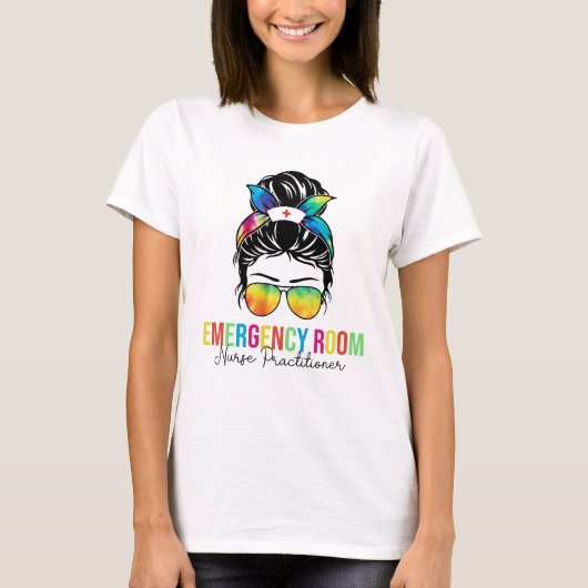 救急室ナース医 Tシャツ (正面)