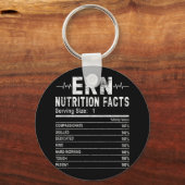 救急室ナース栄養事実ナース キーホルダー (正面)