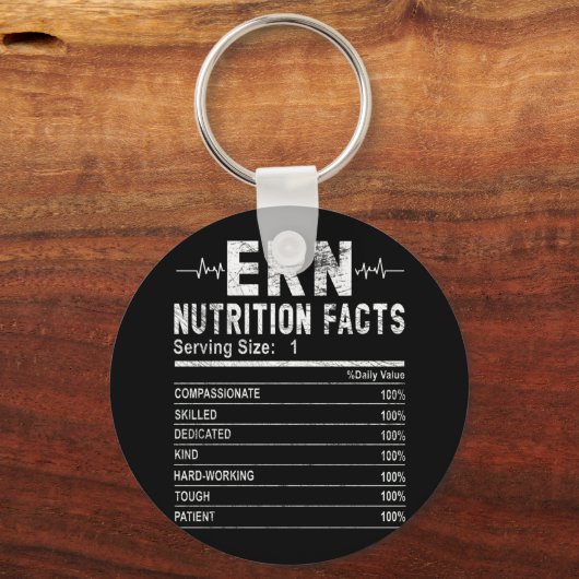 救急室ナース栄養事実ナース キーホルダー (正面)