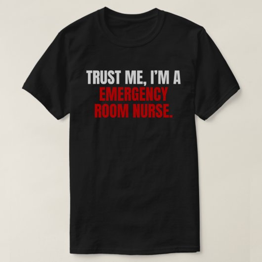 救急室ナース Tシャツ (デザイン正面)