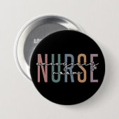 救急室ナースRNフューチャーナースギフト 缶バッジ (正面&裏面)