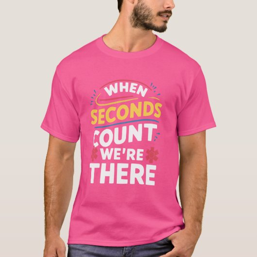 救急救命救命救急サービスの申し立て Tシャツ (正面)