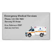 救急救急テーマ マグネット名刺 (正面)