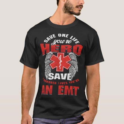 救急救急医療隊員救急業務 Tシャツ (正面)