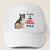 救急救用の犬のトラック帽を取る キャップ (正面)