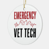 救急獣医テック救急気に獣医 セラミックオーナメント (左)