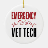 救急獣医テック救急気に獣医 セラミックオーナメント (裏面)