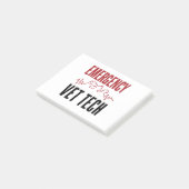 救急獣医テック救急気に獣医 ポストイット (アングル)