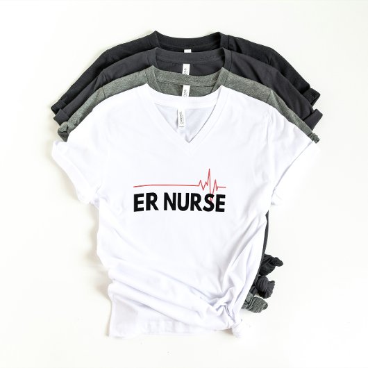 救急看護師ギフト、ER看護師のための緊急看護師ギフト Tシャツ