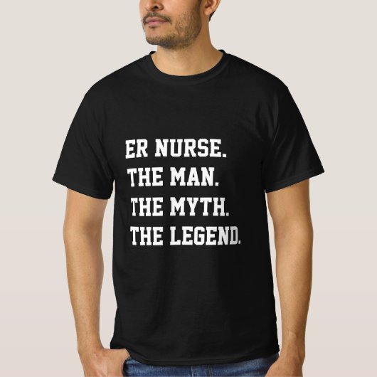 救急看護師 伝説の男 Tシャツ (正面)