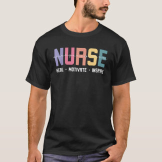 救急看護師 愛 インスピレーション 癒し 登録済み Tシャツ