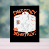 救急科おかしなハロウィーンナースエッセンティ アクリルサイン (ニュートラル)