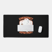 救急科おかしなハロウィーンナースエッセンティ デスクマット (キーボード&マウス)