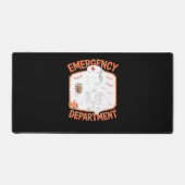 救急科おかしなハロウィーンナースエッセンティ デスクマット (正面)