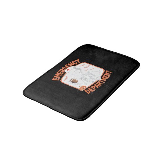 救急科おかしなハロウィーンナースエッセンティ バスマット (アングル)