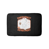 救急科おかしなハロウィーンナースエッセンティ バスマット (正面)