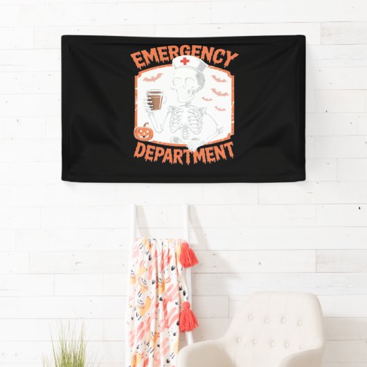 救急科おかしなハロウィーンナースエッセンティ 横断幕 (インサイチュ)