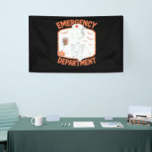 救急科おかしなハロウィーンナースエッセンティ 横断幕 (トレードショー)