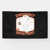 救急科おかしなハロウィーンナースエッセンティ 横断幕 (横)