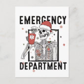 救急科の頼れるベテラン看護師、コーヒー好きの骨董マニア インビテーションポストカード (正面)