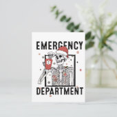 救急科の頼れるベテラン看護師、コーヒー好きの骨董 インビテーションポストカード (スタンド正面)