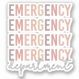 救急科のERスタッフ | ERナース | ER Tech シール